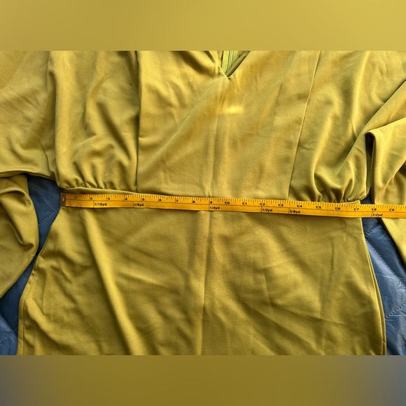 NWT STYLEWE Green and grey dress with a zipper on the back - Picture 3 of 14